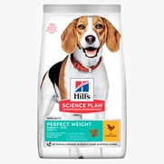 Фото Hill`s SP Perfect Weight Medium Сухой корм для собак средних пород, склонных к набору вес 