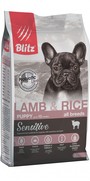 Фото Blitz Puppy Sensitive Lamb&Rice сухой корм для щенков с Ягненоком и рисом