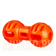 Фото Trixie Трикси игрушка для собак гантель Soft & Strong оранжевый