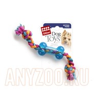Фото GiGwi Гигви Игрушка для собак маленькая косточка на веревке 
