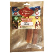 Фото Родные корма лакомство для собак мелких пород пенис бычий (особый) сушеный в дровяной печи