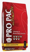 Фото Pro Pac Ultimates Adult Chiken&Brown Rice сухой корм для взрослых собак с курицей и коричневым рисом 