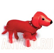 Фото Dezzie Свитер для собак вязанный красный