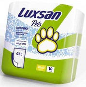 Фото Коврик LUXSAN Premium GEL для животных с гелевой прослойкой 40x60 №10 /10шт 