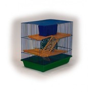 Фото Зоомарк Клетка для грызунов 3-х этажная, арт 130 