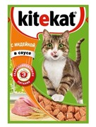 Фото KiteKat Китикет паучи для кошек индейка в соусе
