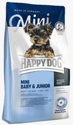 Фото Happy Dog Mini Baby&Junior Корм для щенков мелких пород от 4-х недель до 9 месяцев 