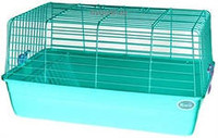 Фото Kredo R1 Клетка для кроликов с кормушкой для сена 59*35,5*31,5см 
