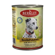 Фото Berkley Beef & Potatoes Adult Dog Беркли консервы для собак Говядина с картофелем