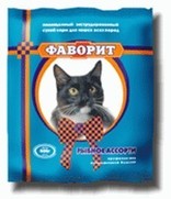 Фото Фаворит Комбикорм для кошек Рыбное ассорти