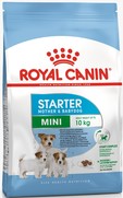 Фото Royal Canin Mini Starter Puppy- Корм для щенков мелких пород до 2-х мес, беременных и кормящих сук 