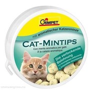 Фото Gimpet Cat-Mintips- Джимпет Витамины для кошек с Мятой