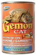 Фото Gemon - Гемон консервы для кошек лосось/креветки