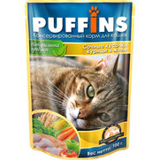 Фото Puffins Паффинс консервы для кошек Курица в желе