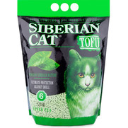 Фото Сибирская Кошка комкующийся наполнитель Тофу Зелёный чай