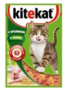 Фото KiteKat Китикет паучи для кошек кролик в желе