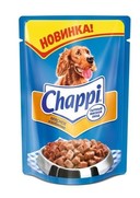 Фото Chappi Чаппи консервированный корм для собак Пауч Мясное изобилие